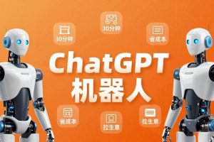 (17982期)智能机器人定制速成课:技术小白30分钟做出ChatGPT机器人,省时间砍成本还能拉生意